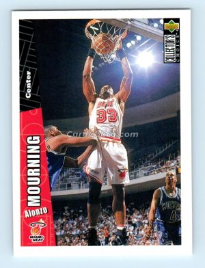 1996 Collectors Choice #276 Alonzo Mourning Miami Heat