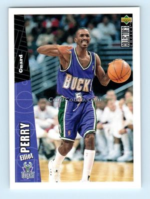 1996 Collectors Choice #279 Elliot Perry Milwaukee Bucks