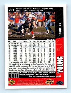 1996 Collector's Choice #284 Steve Young San Francisco 49ers