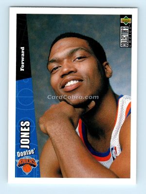 1996 Collectors Choice #293 Dontae Jones New York Knicks