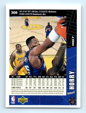 1996 Collectors Choice #306 Robert Horry Phoenix Suns