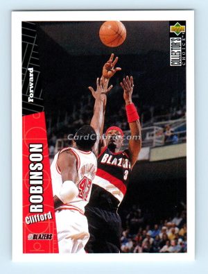 1996 Collectors Choice #317 Clifford Robinson Portland Trail Blazers