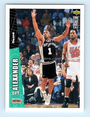 1996 Collectors Choice #326 Cory Alexander San Antonio Spurs