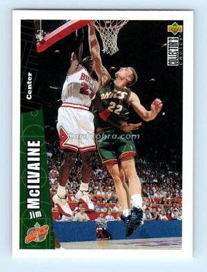 1996 Collectors Choice #334 Jim McIlvaine Seattle SuperSonics