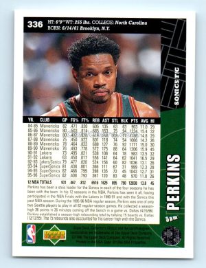 1996 Collectors Choice #336 Sam Perkins Seattle SuperSonics