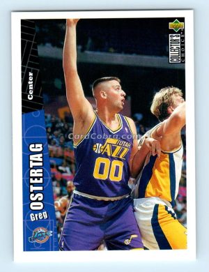 1996 Collectors Choice #342 Greg Ostertag Utah Jazz