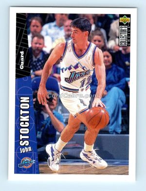 1996 Collectors Choice #344 John Stockton Utah Jazz