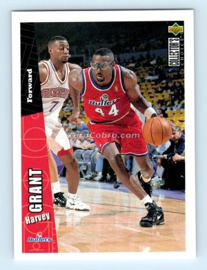 1996 Collectors Choice #353 Harvey Grant Washington Bullets