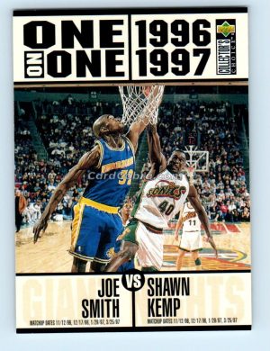 1996 Collectors Choice #358 Joe Smith/Shawn Kemp Golden State Warriors/Seattle Supersonics