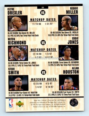 1996 Collectors Choice #360 Jim Jackson/Jerry Stackhouse Dallas Mavericks/Philadelphia 76ers