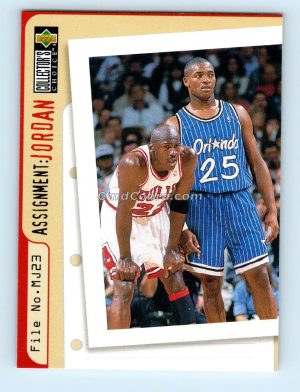 1996 Collectors Choice #362 Nick Anderson/Michael Jordan Chicago Bulls/Orlando Magic