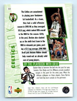 1996 Collectors Choice #368 Dino Radja Boston Celtics