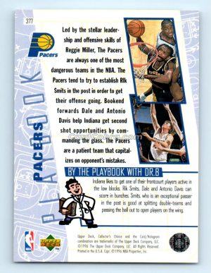 1996 Collectors Choice #377 Reggie Miller Indiana Pacers