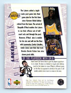 1996 Collectors Choice #379 Nick Van Exel Los Angeles Lakers