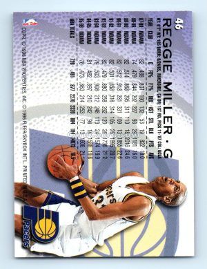 1996 Fleer #46 Reggie Miller Indiana Pacers