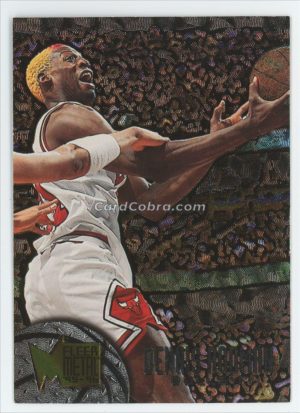 1996 Fleer Metal #134 Dennis Rodman Chicago Bulls