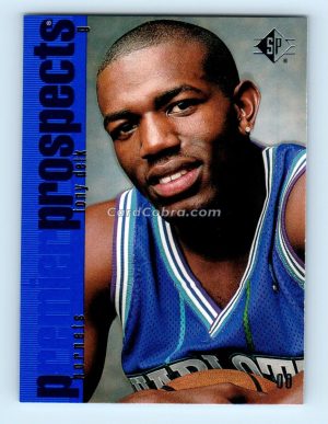 1996 SP Premier Prospects #128 Tony Delk Charlotte Hornets