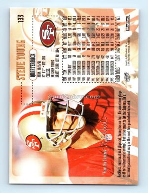 1996 SkyBox Impact #133 Steve Young San Francisco 49ers