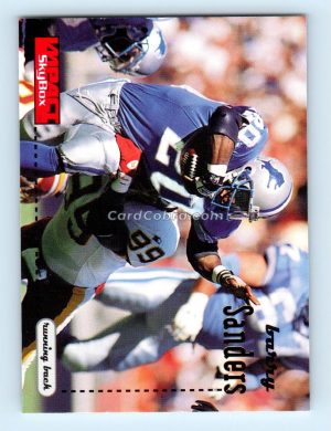 1996 SkyBox Impact #48 Barry Sanders Detroit Lions