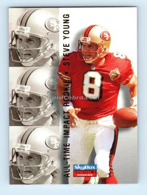 1996 SkyBox Impact Rookies #118 Steve Young San Francisco 49ers