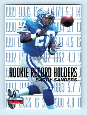 1996 SkyBox Impact Rookies #147 Barry Sanders Detroit Lions