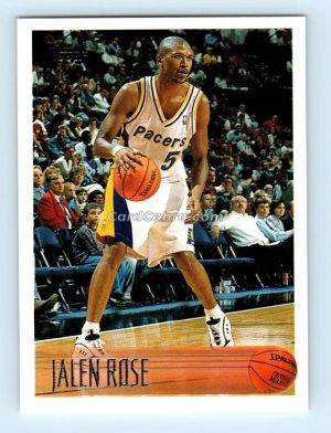 1996 Topps #120 Jalen Rose Indiana Pacers