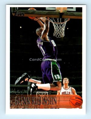 1996 Topps #122 Glenn Robinson Milwaukee Bucks