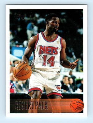 1996 Topps #186 Robert Pack New Jersey Nets