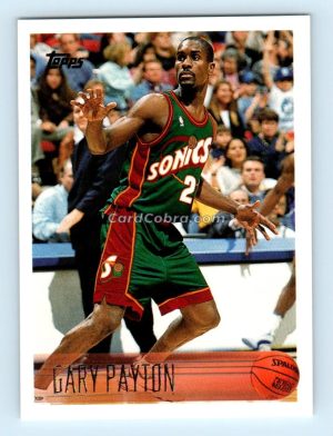 1996 Topps #212 Gary Payton Seattle SuperSonics