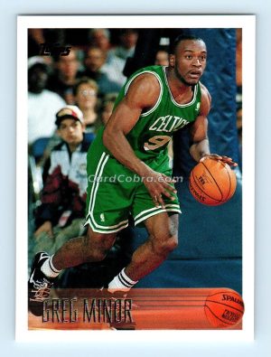 1996 Topps #215 Greg Minor Boston Celtics