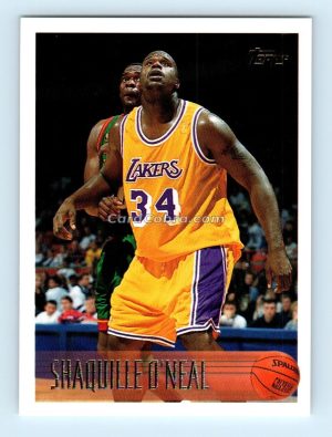 1996 Topps #220 Shaquille O'Neal Los Angeles Lakers