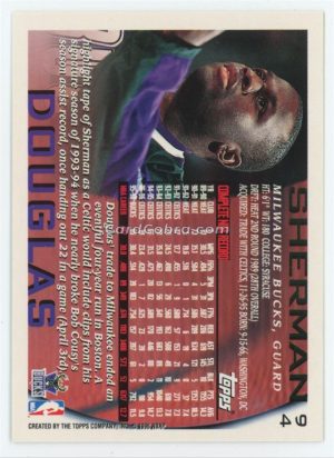 1996 Topps 50th Foil #94 Sherman Douglas Milwaukee Bucks