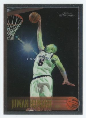 1996 Topps Chrome #137 Juwan Howard Washington Bullets