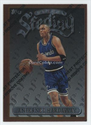 1996 Topps Finest #65 Anfernee Hardaway Orlando Magic