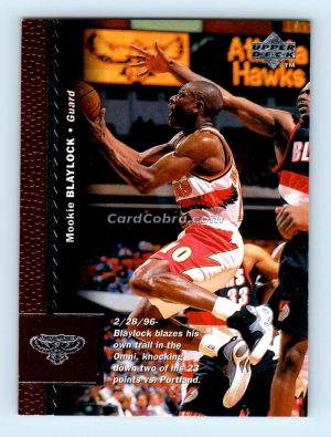 1996 Upper Deck #1 Mookie Blaylock Atlanta Hawks