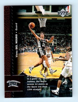 1996 Upper Deck #109 Vinny Del Negro San Antonio Spurs