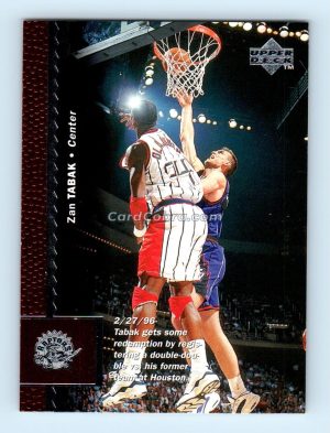 1996 Upper Deck #119 Zan Tabak Toronto Raptors