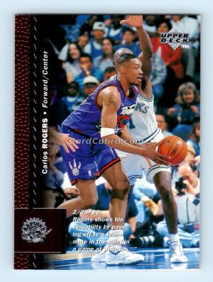 1996 Upper Deck #121 Carlos Rogers Toronto Raptors