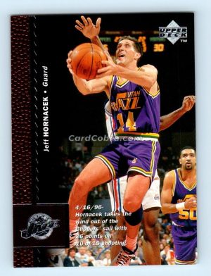 1996 Upper Deck #124 Jeff Hornacek Utah Jazz