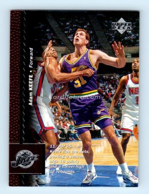 1996 Upper Deck #125 Adam Keefe Utah Jazz