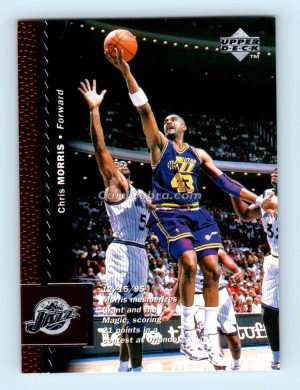 1996 Upper Deck #126 Chris Morris Utah Jazz