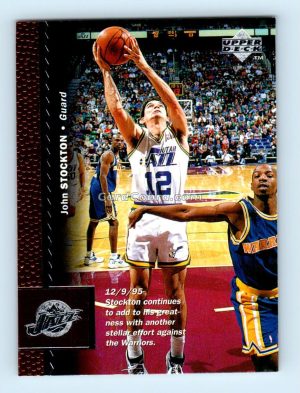 1996 Upper Deck #127 John Stockton Utah Jazz