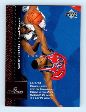 1996 Upper Deck #132 Calbert Cheaney Washington Bullets