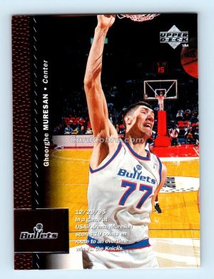 1996 Upper Deck #134 Gheorghe Muresan Washington Bullets