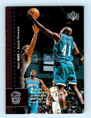 1996 Upper Deck #14 Glen Rice Charlotte Hornets