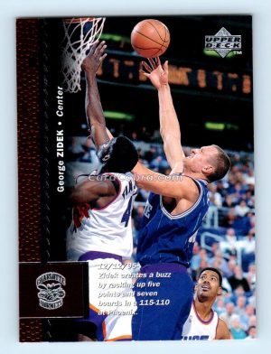 1996 Upper Deck #193 George Zidek Charlotte Hornets