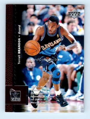 1996 Upper Deck #198 Terrell Brandon Cleveland Cavaliers