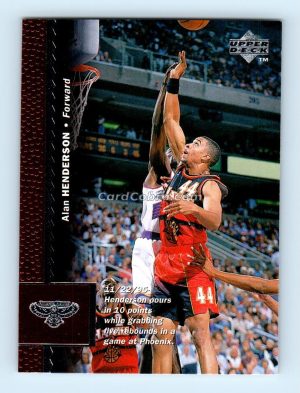 1996 Upper Deck #2 Alan Henderson Atlanta Hawks