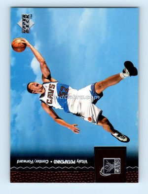 1996 Upper Deck #201 Vitaly Potapenko Cleveland Cavaliers Rookie Card