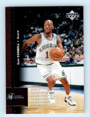 1996 Upper Deck #205 Sam Cassell Dallas Mavericks